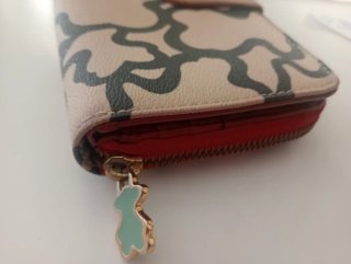 Monedero Tous Beige y Negro