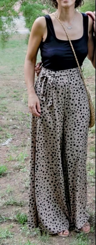 Mono largo estampado mujer