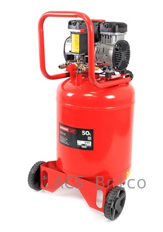 Compresor de Aire Silencioso Vertical 50L - 2 Hp - 09340 - Mader