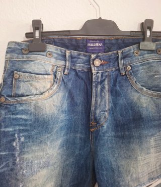 Bermudas vaqueras Pull&Bear desgastadas