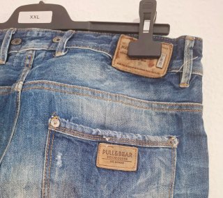 Bermudas vaqueras Pull&Bear desgastadas