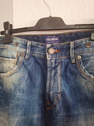 Bermudas vaqueras Pull&Bear desgastadas