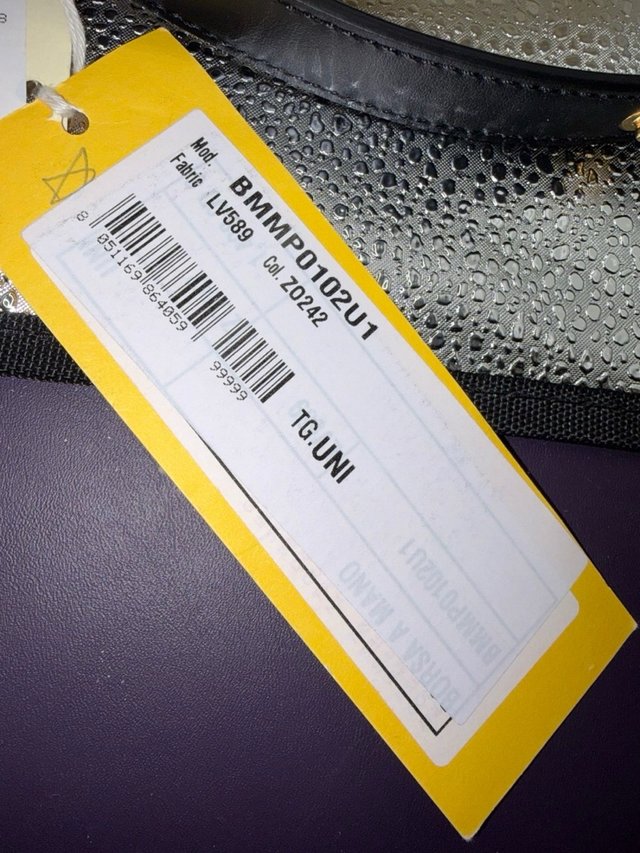 Borsa Marni pelle marrone e bianca