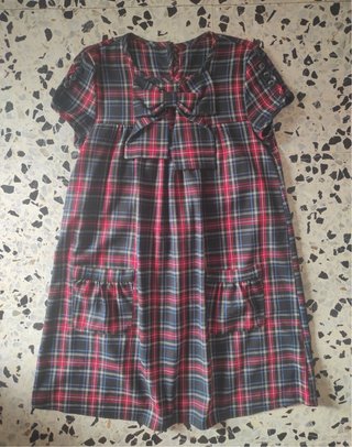 Vestido cuadros talla M
