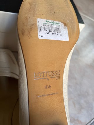Zapatos cerrados Latouche beige/blanco mujer