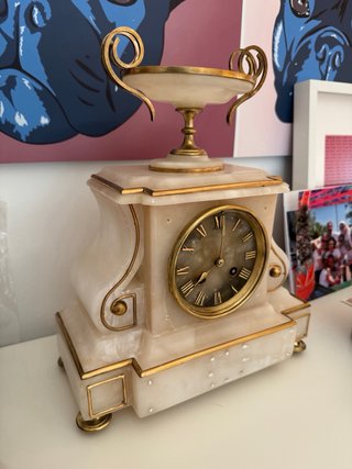 Reloj de sobremesa antiguo estilo Paris