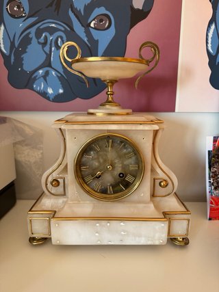 Reloj de sobremesa antiguo estilo Paris