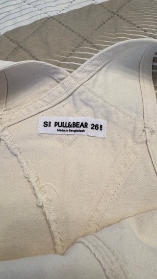 Peto blanco vaquero