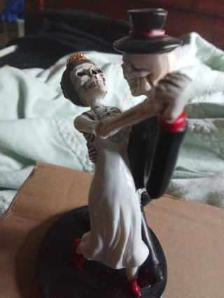 Figura Esqueleto Bailando
