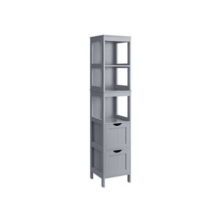 Mobile Alto da Bagno Grigio Tortora · Legno · Mobili
