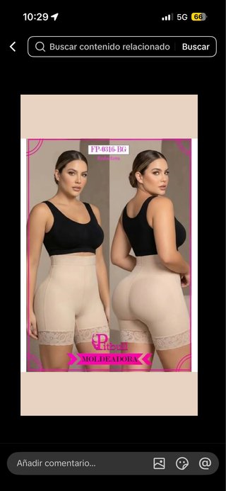 Faja Colombiana Moldeadora Litbull Beige