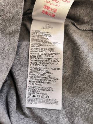 Jersey Levi's Gris Manga Larga