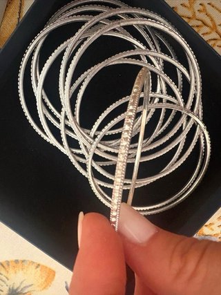 Set 12 bracciali argento