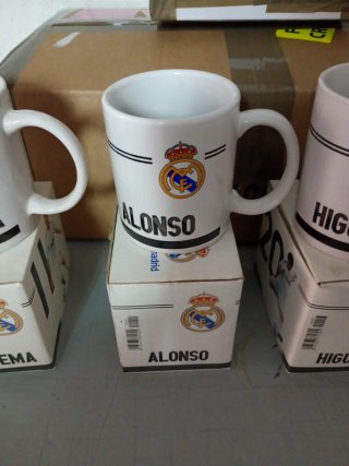 Tazas Real Madrid Benzema Higuaín Xabi Alons