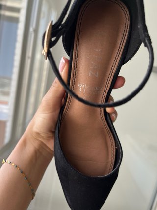 Zapatos negros tacón