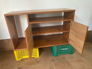 Mueble salón/dormitorio madera