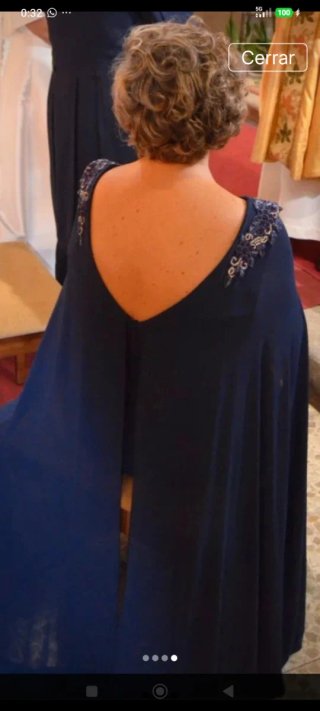 Vestido de fiesta azul