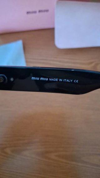 Gafas de Sol Miu Miu Glimpse Rectangulares Negras