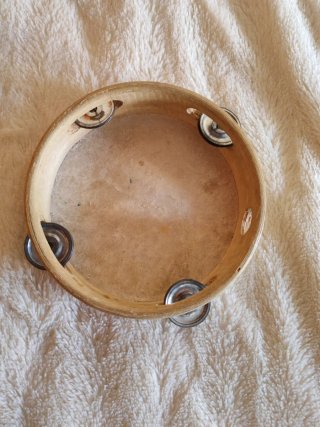 2 Panderetas de Madera