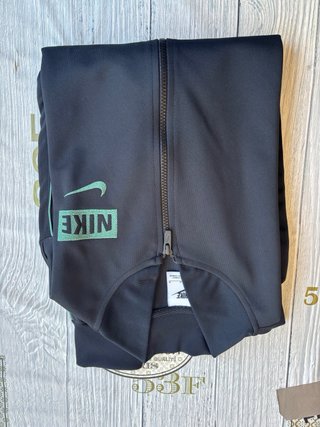 Sudadera Nike Vintage Gris y Verde Talla M