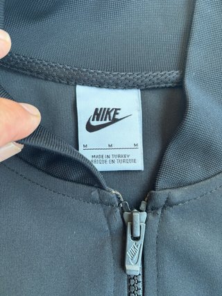 Sudadera Nike Vintage Gris y Verde Talla M