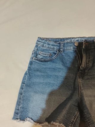 Pantalones cortos vaqueros elásticos Talla S