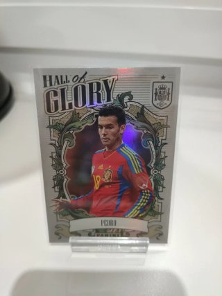 Tarjeta Hall of Glory Panini Pedro