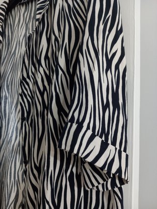 Camicia Zara zebrata vestibilità comoda