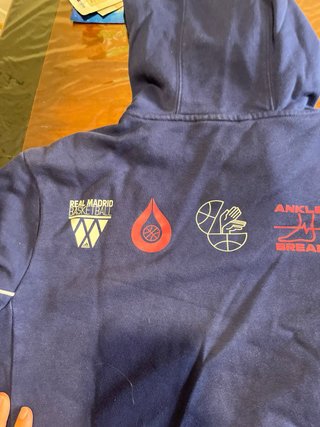 Sudadera Real Madrid Baloncesto Talla M