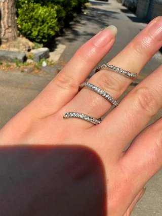 Anello Serpente Argento 925 Zircone