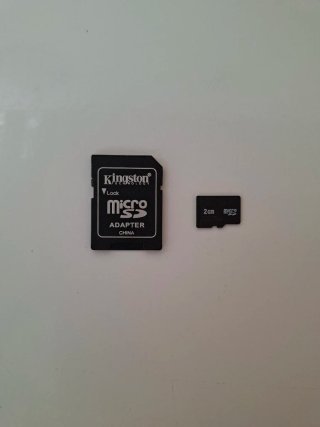 Tarjeta Micro SD 2GB + Adaptador