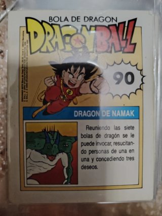 Colección completa Dragon Ball Tarjet Cards 90