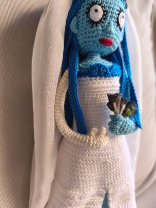 Amigurumi Emily Novia Cadáver Tim Burton