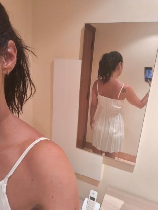 Vestido blanco tirantes talla S