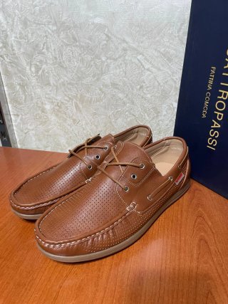 Mocassini Quattropassi uomo marrone tg .43 nuovi