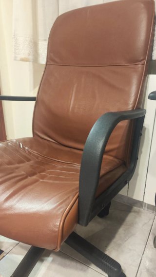 Silla de oficina vintage piel