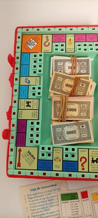 MONOPOLY ANTIGUO DE VIAJE ESTILO MALETIN INCOMPLET