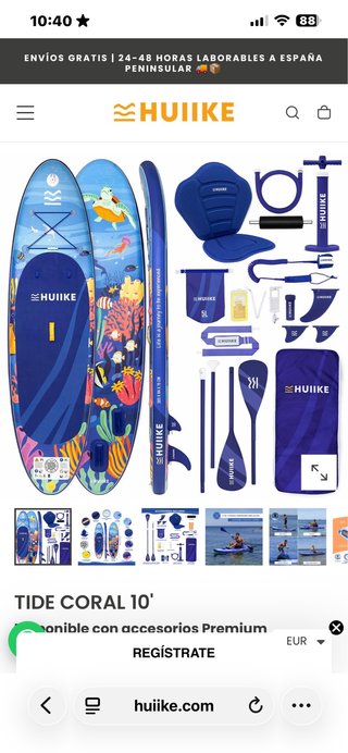 Tabla Paddle Surf Hinchable con Hinchador Eléctric