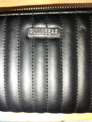 Cartera monedero Pull&Bear negra