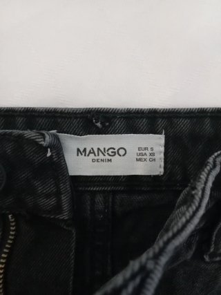 Minifalda Mango Negra