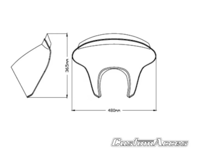 Nuevo, Batwing Harley Davidson Sportster Iron 883