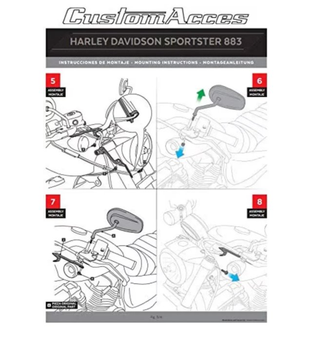 Nuevo, Batwing Harley Davidson Sportster Iron 883