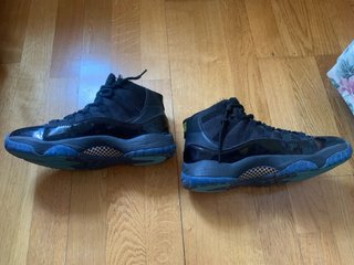 Zapatillas Jordan 11 Negras y Turquesa