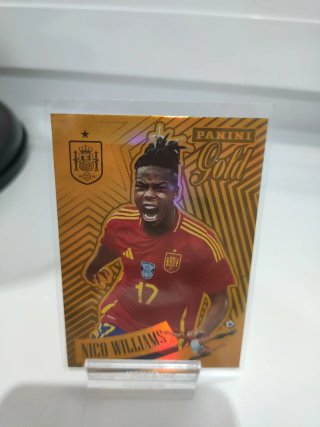 Nico Williams Gold Panini Tributo
