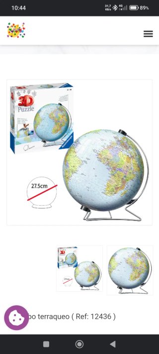 Puzzle 3D Globo Terráqueo Ravensburger