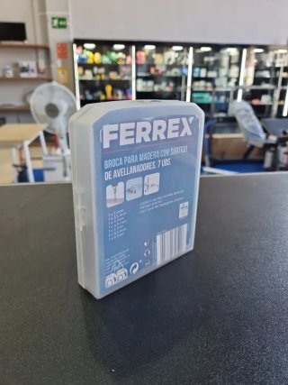 BROCAS PARA MADERA AVELLANADORAS DE FERREX 7UDS.