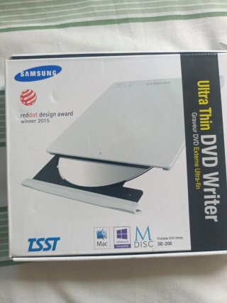 Disco Duro Externo Samsung Ultra Thin DVD