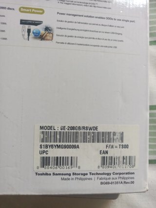 Disco Duro Externo Samsung Ultra Thin DVD