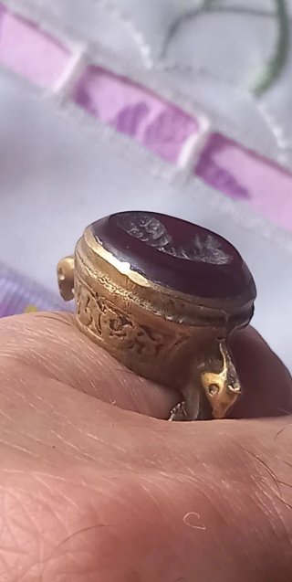 Anello sigillo afghano antico