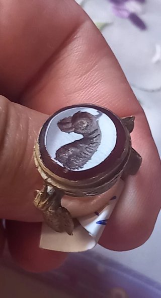 Anello sigillo afghano antico